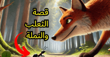 قصة الثعلب والنملة