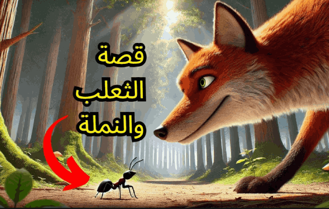 قصة الثعلب والنملة